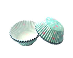 CAPACILLO AZUL COPO BLANCO FLOR ROSA 100 PZ. #72
