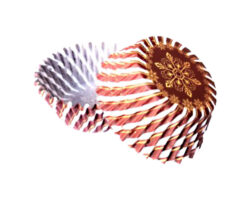 CAPACILLO # 72 NAVIDAD TINTO COPO REH.  100 PZAS