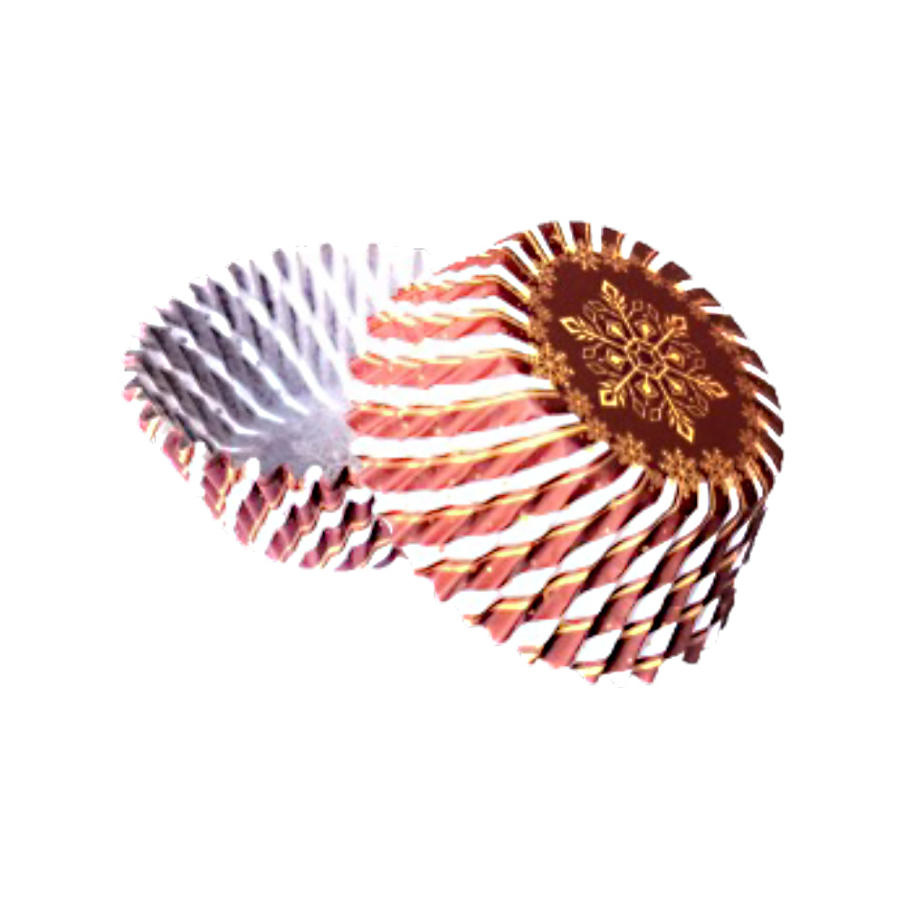 CAPACILLO # 72 NAVIDAD TINTO COPO REH.  100 PZAS