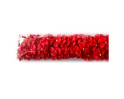 PASTILLAJE AZUCAR FLOR REHILETE ROJO 2X2 CM 40 PZS. APROX.