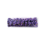 PASTILLAJE AZUCAR FLOR REHILETE MORADO 2X2 CM 40 PZS. APROX.