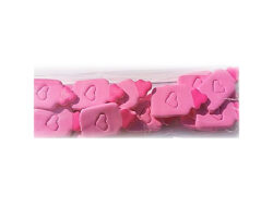 PASTILLAJE AZUCAR BIBERON ROSA 4X3.5 CM 17 PZS. APROX.