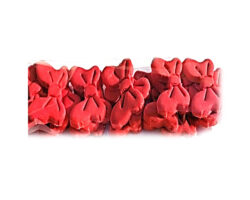 PASTILLAJE AZUCAR MOÑO ROJO 3X2.5CM 20 PZS. APROX.