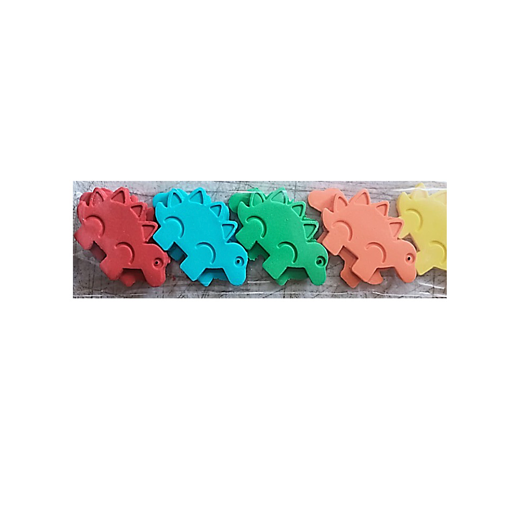 PASTILLAJE AZUCAR DINOS ESTEGOSAURIO 5X3 CM 9 PZ.