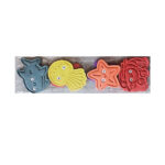 PASTILLAJE AZUCAR ANIMALES MAR TIBURON 4.5X5CM 7PZ.