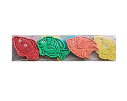 PASTILLAJE AZUCAR PECES 5.5X3CM 7PZ APROX