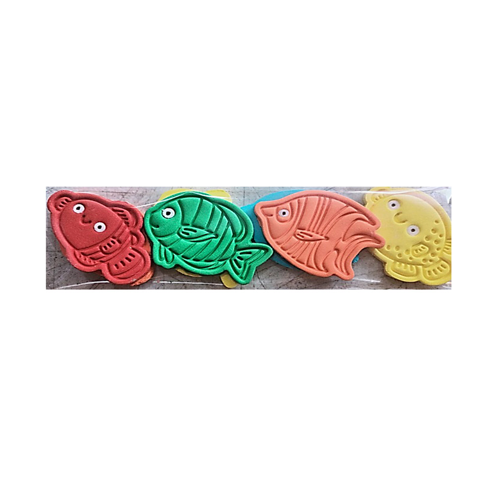 PASTILLAJE AZUCAR PECES 5.5X3CM 7PZ APROX