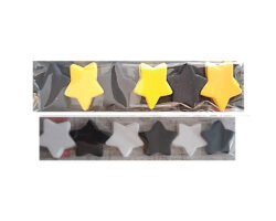 PASTILLAJE AZUCAR ESTRELLA GRADUACION 3CM 12PZS.