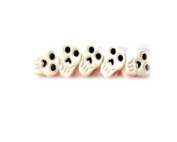 PASTILLAJE AZUCAR HAL CALAVERA 10 PZ APROX. 4X3 CM