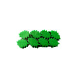 PASTILLAJE AZUCAR NAV HOJA NOCHE BUENA VERDE 4.5CM 16 PZA