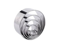 CORTADORES AINOX REDONDOS 5 PZ 5, 6, 7,8 Y9 CM