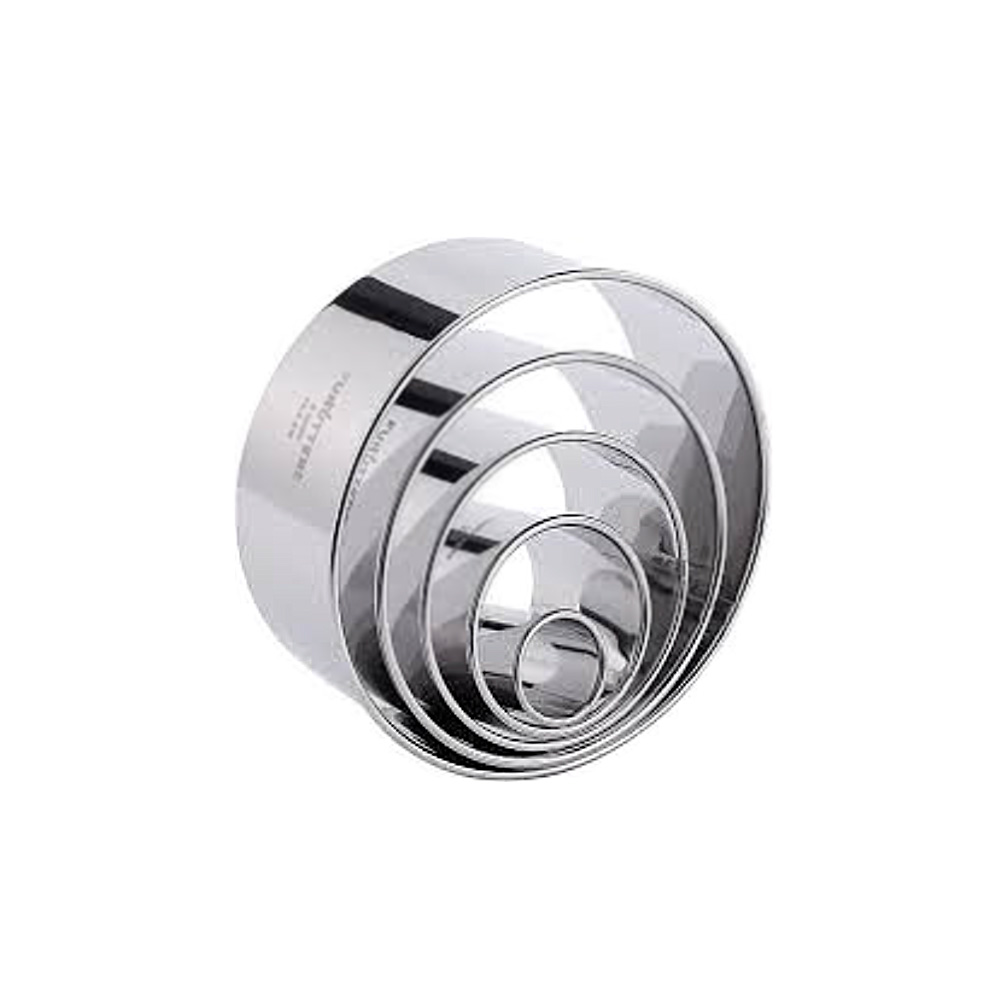 CORTADORES AINOX REDONDOS 5 PZ 5, 6, 7,8 Y9 CM