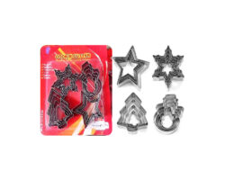 CORTADORES AINOX 20 PZ NAVIDAD  DE 4 A 8CM