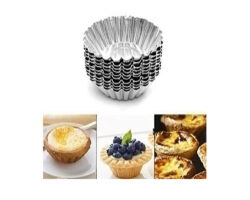 MOLDE TARTALETA ACERO 7 A 8CM BAJA #2AB