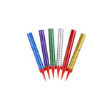 VELA PIROTECNIA 14 CM 45 SEGUNDOS BLANCO BOLSA DE 50 PZA