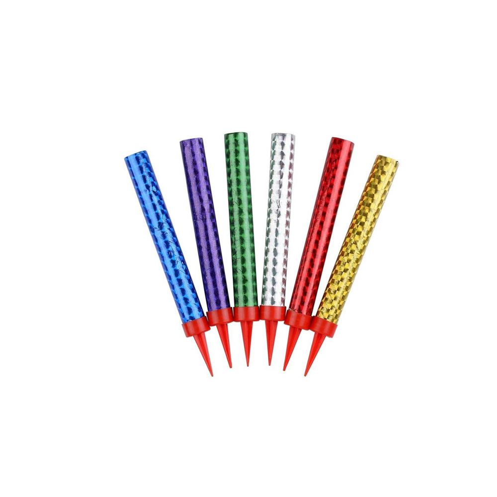 VELA PIROTECNIA 5 CM 15 SEGUNDOS COLORES