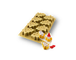 MOLDE DE SILICON ARBOL 8 CAV. 8X3 CM.