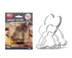 CORTADOR AINOX CONEJO 3 PIEZAS 4.5, 7 Y 8 CM
