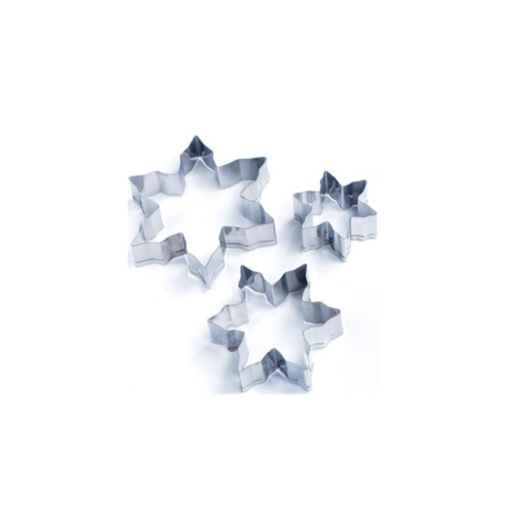 CORTADOR AINOX 3 PZ COPO DE NIEVE 4,5 Y 6.5 CM