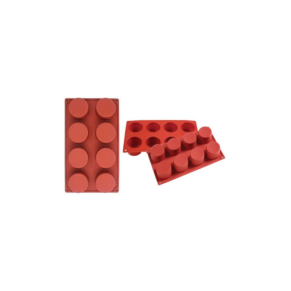 MOLDE SILICON CILINDRO 5.5X4 CM