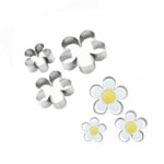 CORTADOR ACERO INOX  FLOR 3 PIEZAS BL?STER