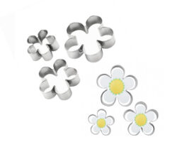CORTADOR ACERO INOX  FLOR 3 PIEZAS BL?STER