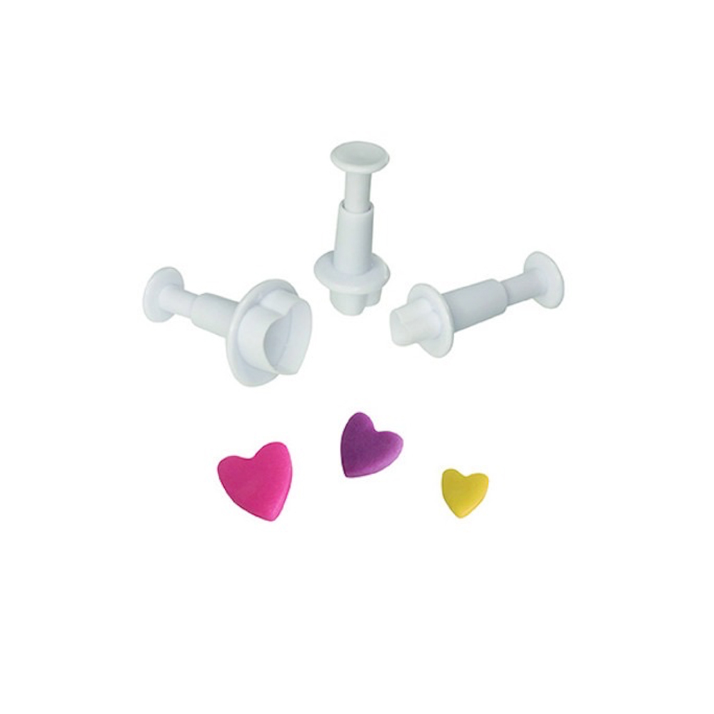 CORTADOR EYEC PLTSTICO CORAZON 3 PIEZAS M