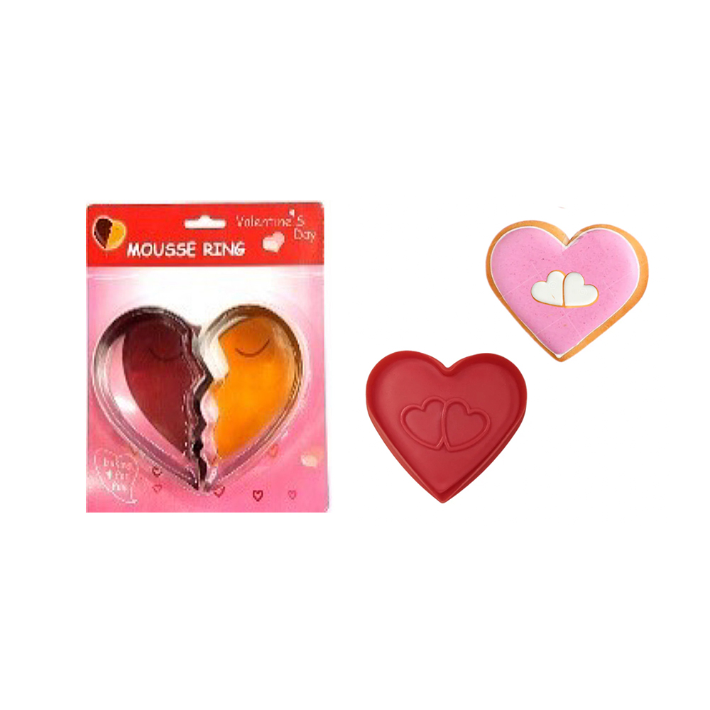 CORTADOR DE CORAZON 2PZ AINOX 11X4CM