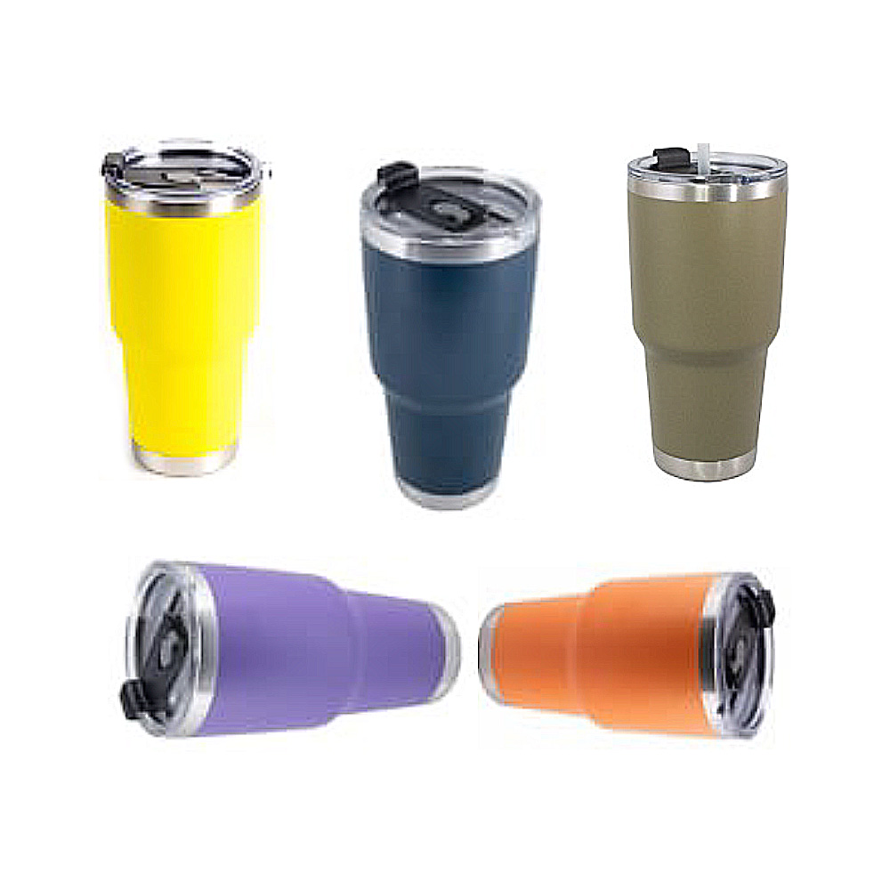 TERMO AINOX 30 OZ TAPA ACRILICO 15 COLORES C POPOTE