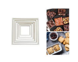 CORTADOR CUADRADO PLASTICO 6 PZ DE 13 A 5 CM