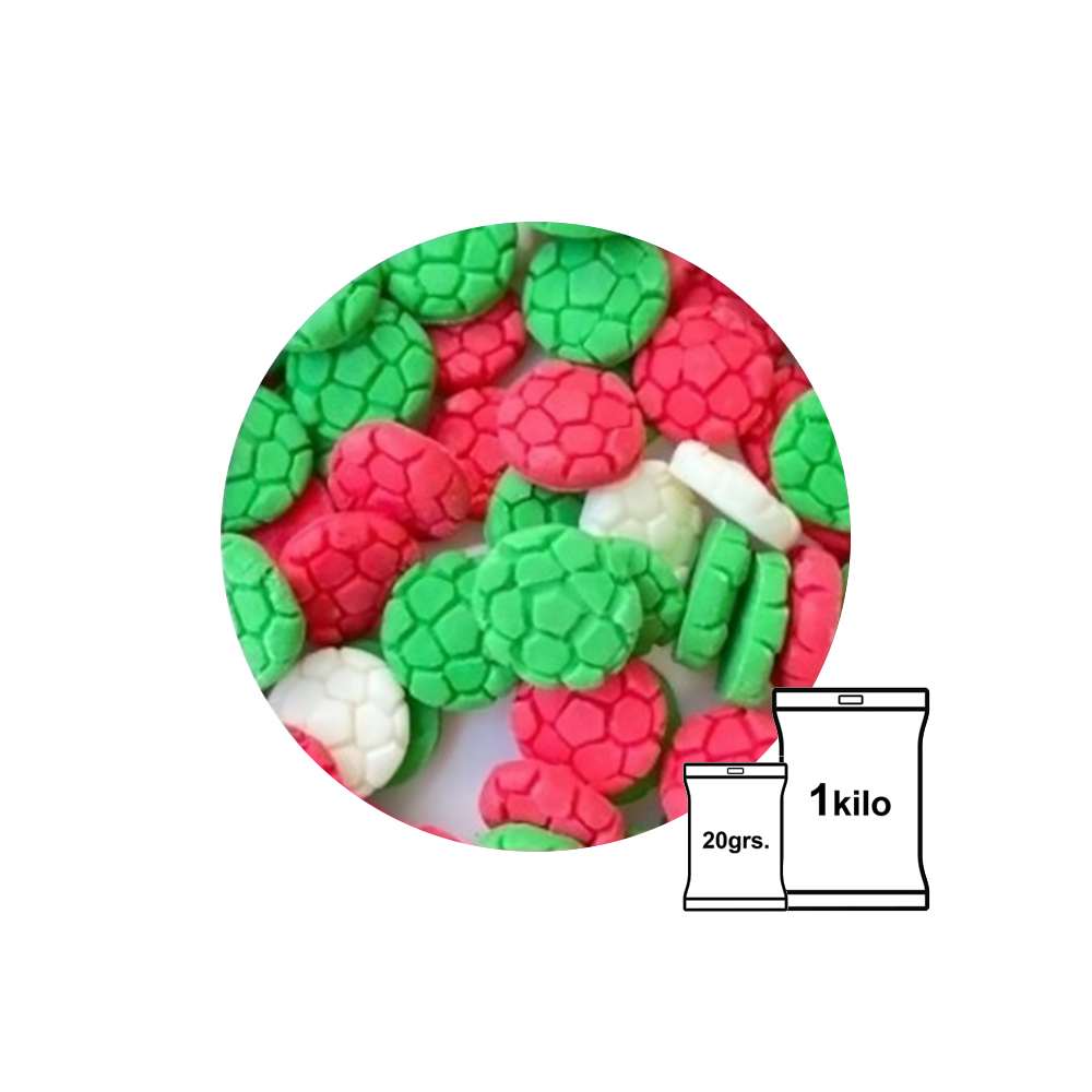 FIGURAS DE FONDANT BALONES COLORES 20G