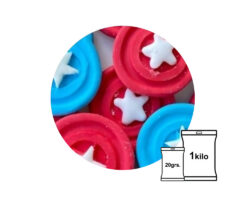 FIGURAS DE FONDANT CAPITAN AMERICA 20G