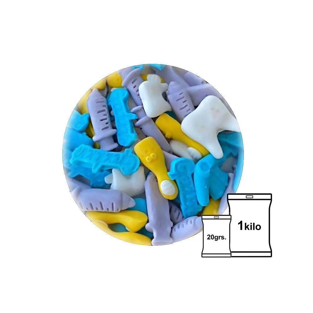 FIGURAS DE FONDANT DENTISTA 20G
