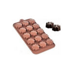 MOLDE SILICON FLORECILLAS 15 CAV. 20.5X10.5CM